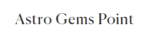 Astro Gems Point Logo